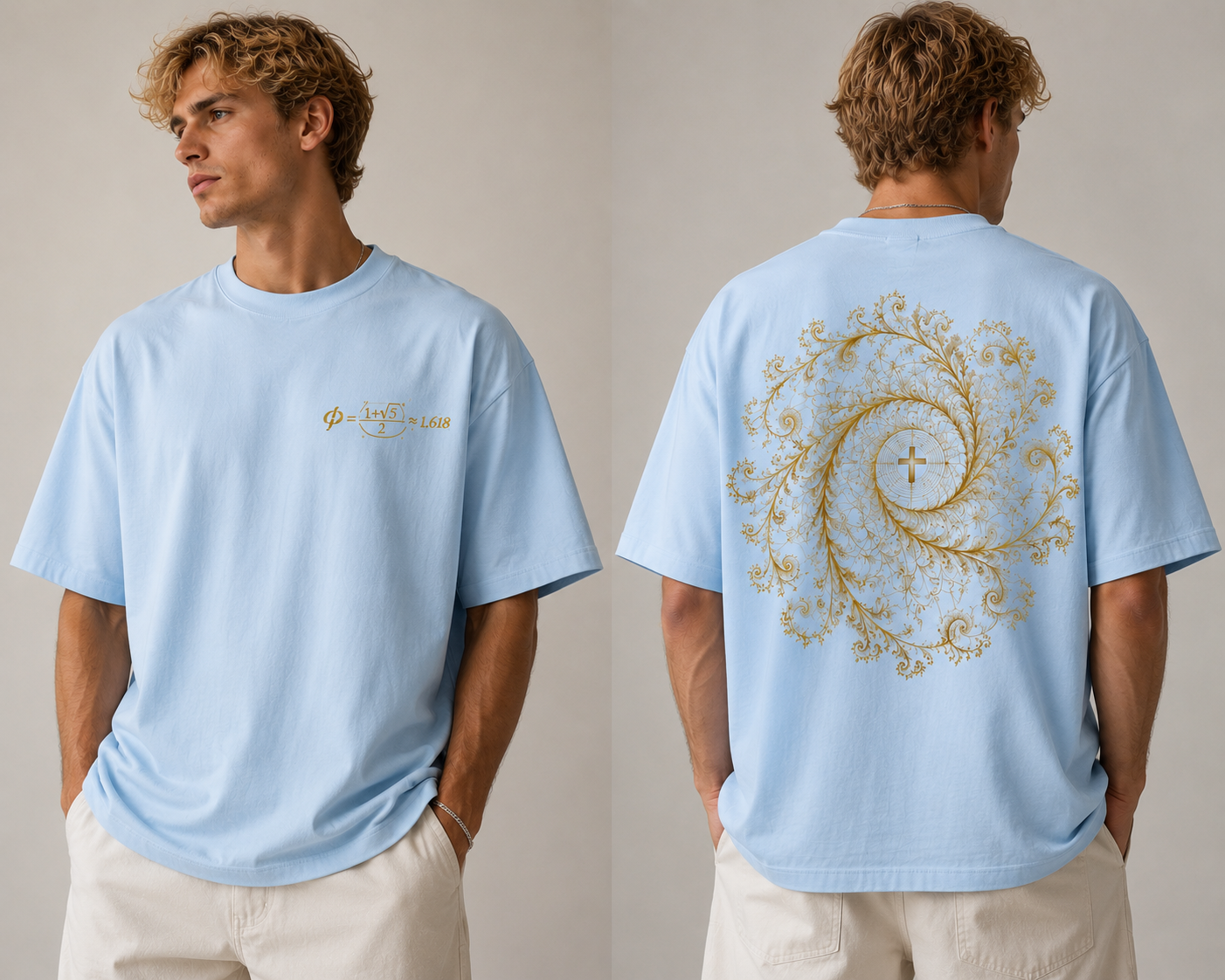 Baby Blue - Oversized Tee