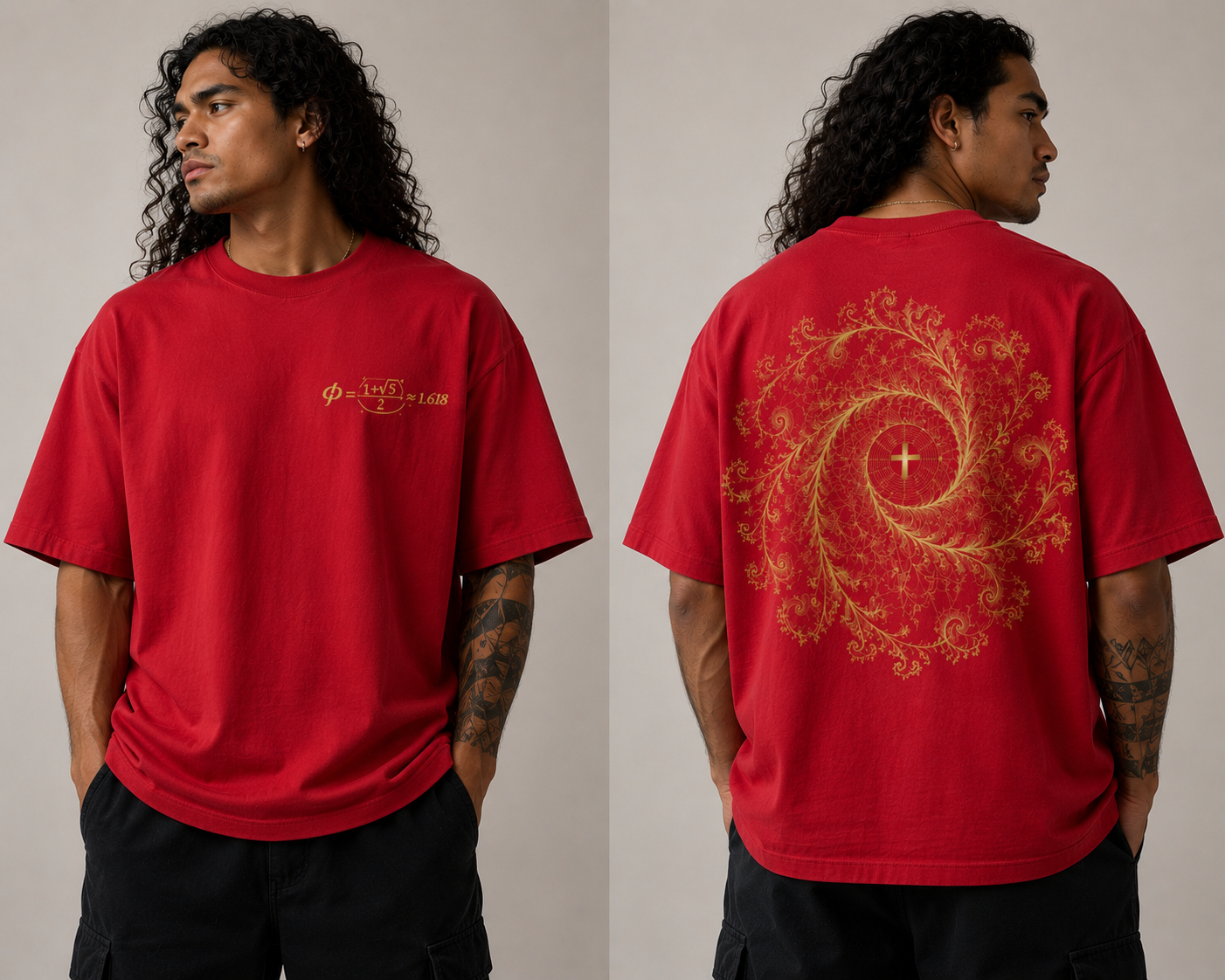 Cherry Red - Oversized Tee